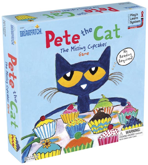 Pete the Cat board game for preschoolers