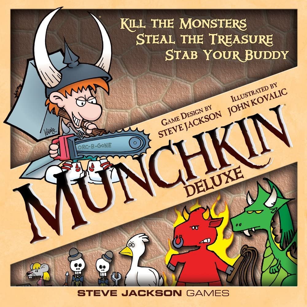 Munchkin Deluxe board game for kids 10 years old
