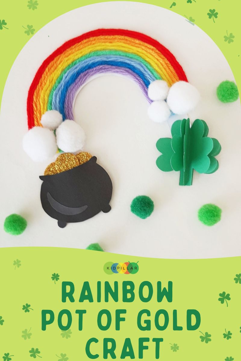 Fun Rainbow Pot of gold craft