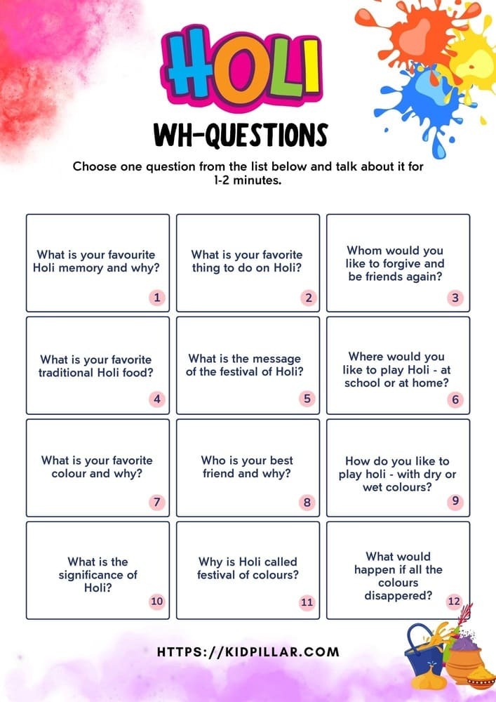 Holi Wh-Questions