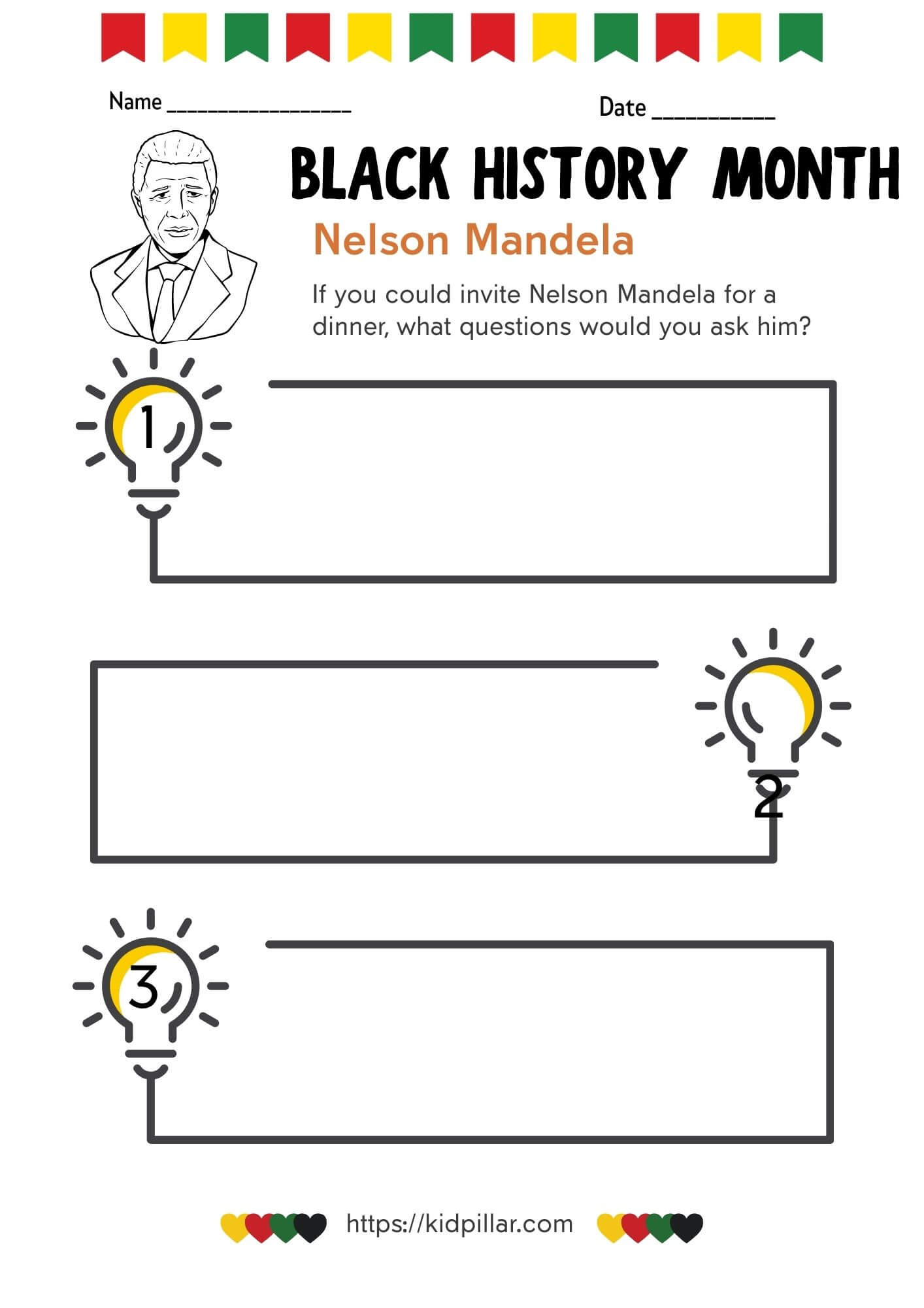 Nelson Mandela Creative Writing
