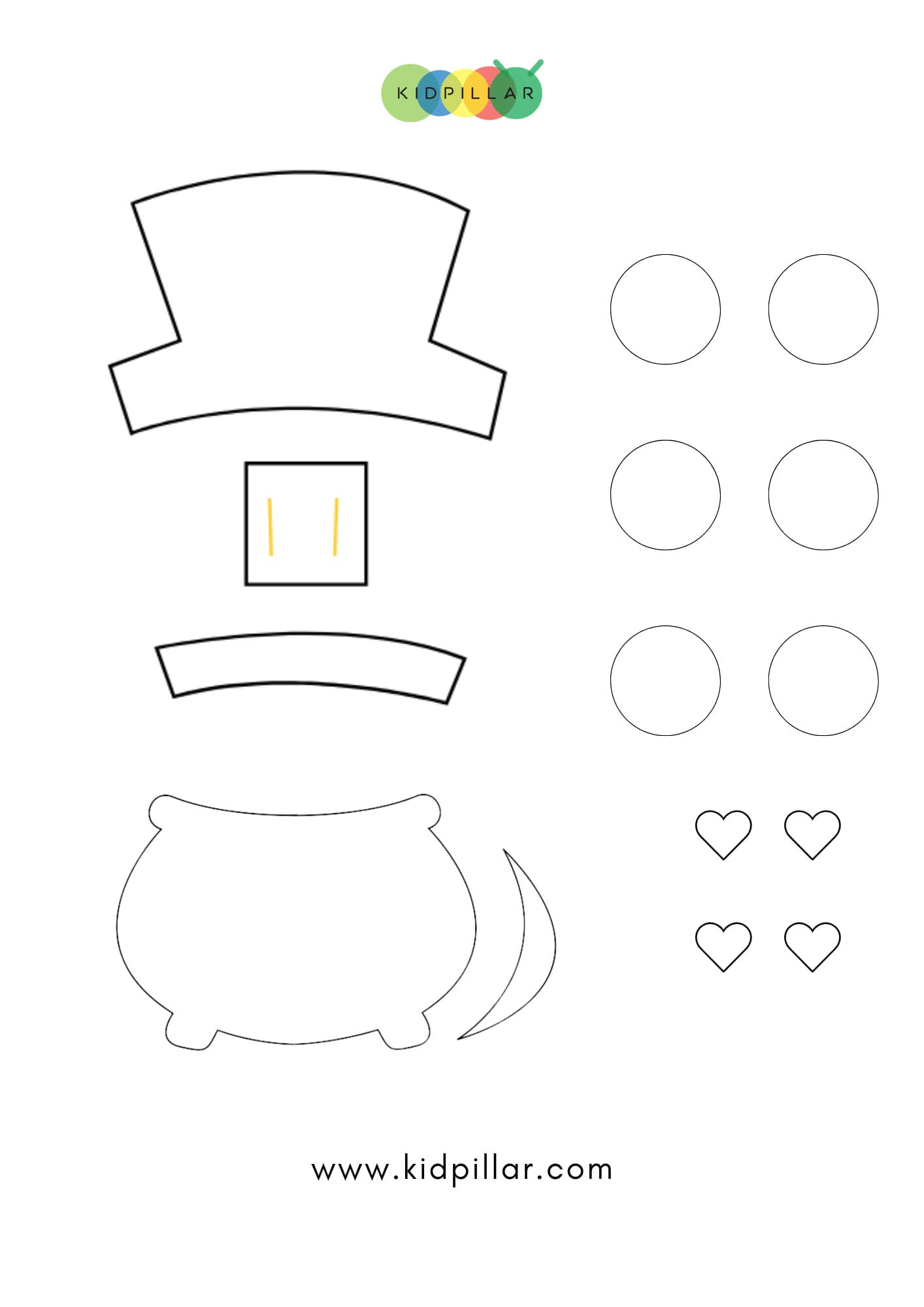 Rocking Pot of Gold Template