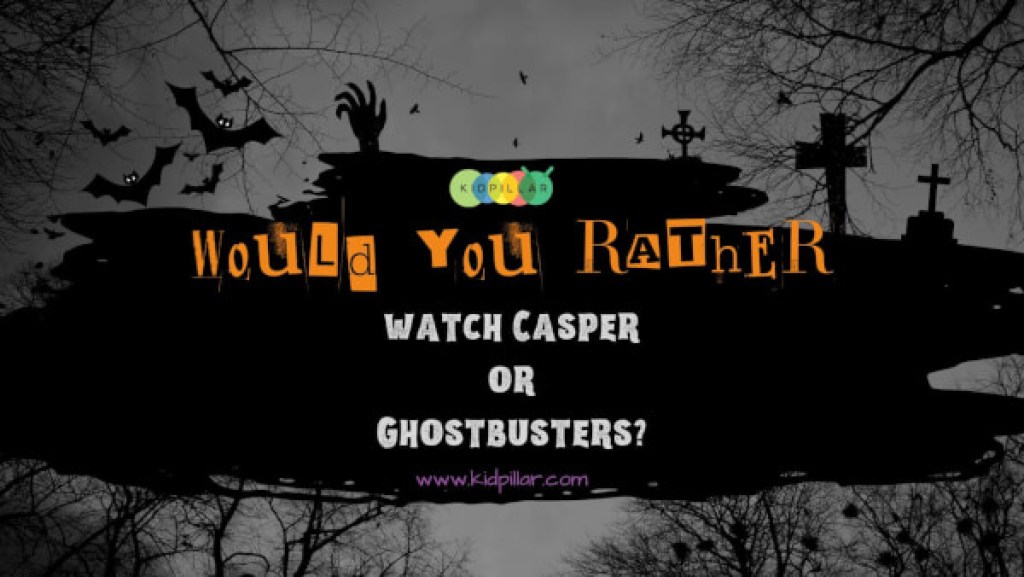 spooky would you rather questions for halloween with casper and ghostbuster