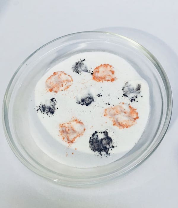 Baking Soda Craters