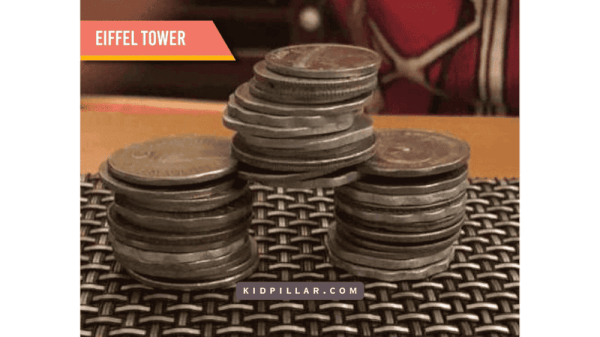 Coin structures building activity easy