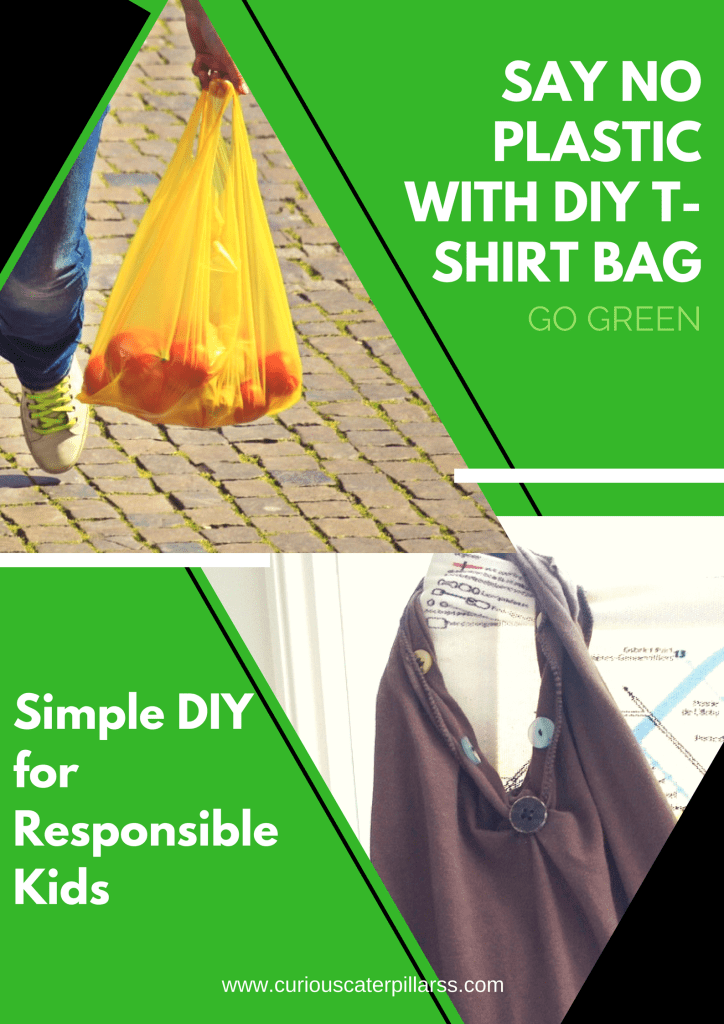  Say NO to Plastic with Easy DIY t-shirt bag
